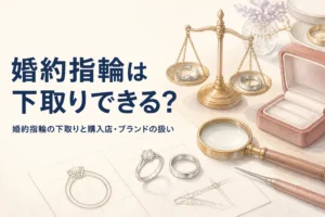 婚約指輪の下取りを考えるイメージ